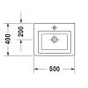 Умывальник Duravit 2nd floor 0790500000