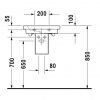 Умывальник Duravit 2nd floor 0790500000