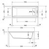 Ванна Duravit 2nd floor 700075000000000 170х75