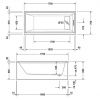 Ванна Duravit 2nd floor 700080 170х75