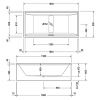 Ванна Duravit 2nd floor 700162000000000 190х90