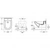Биде подвесное Villeroy & Boch Lifetime 547500R1