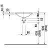 Умывальник Duravit Architec 031850