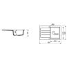 Кухонна мийка Marmorin Tellur 380113006 white