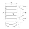 Полотенцесушитель Laris Евромикс П5 400х500