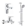 Комплект смесителей для ванны Grohe BauFlow 121624