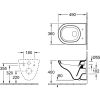 Унитаз подвесной Villeroy & Boch O.Novo 5688H101 с сиденьем SoftClose