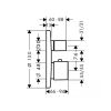 Термостат Hansgrohe Metris Ecostat 31572000