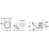 Унитаз подвесной Villeroy & Boch Joyce 56071001 c сиденьем 9M52S101