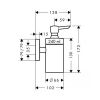 Дозатор жидкого мыла Hansgrohe PuraVida 41503000