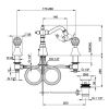 Смеситель для биде Devit Charlestone CN60123079 хром