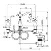 Смеситель для биде Devit Charlestone CN60123019G золото