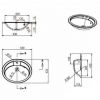 Умывальник Fancy Marble Bianca Bowl 540