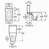 Унітаз підлоговий без бачка, без сидіння Roca Gap A342477000