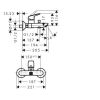 Смеситель для ванны Hansgrohe Logis 71400000