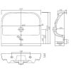 Умивальник Kolo Traffic 60 L91161900 Reflex Kolo