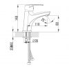 Cмеситель для умывальника Imprese Lidice 05095 (M)