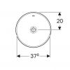 Раковина врізна Geberit VariForm 500.701.01.2