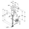 Смеситель для умывальника Kludi Zenta 420250575