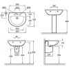 Умывальник Jacob Delafon Patio E1998G-00