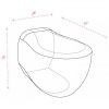 Унитаз подвесной ArtCeram Blend BLV001
