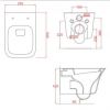 Унитаз подвесной ArtCeram Cow CWV001