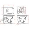 Унитаз напольный ArtCeram Cow CWV002 (L6800)