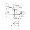 Смеситель для умывальника Grohe Quadra 23441000