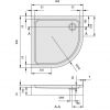 Душевой поддон Villeroy & Boch O.Novo UDA0906DEN4V-01