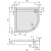 Душевой поддон Villeroy & Boch O.Novo UDA1006DEN4V-01