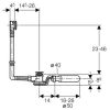 Сифон для ванны Geberit 150.755.21.6