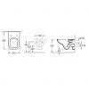 Унитаз подвесной Villeroy & Boch Joyce 5607R001 Direct Flush с сиденьем Slimseat
