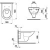 Унітаз підвісний Laufen Pro New H8619540000001 з сидінням SoftClose