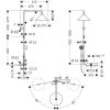 Душевая система Axor Showerpipe 26020000