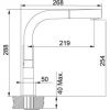 Кухонный смеситель Franke Planar Angolo Doc 115.0055.131