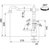 Кухонный смеситель Franke Old-England 115.0315.597 золото