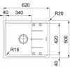 Кухонная мойка Franke Basis BFG 611-62 114.0272.595 Бежевый