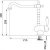 Кухонный смеситель Franke Old-England 115.0028.208 медь