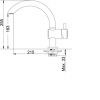 Кухонный смеситель Franke Nadir Arco 115.0029.910