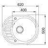 Овальная кухонная мойка Franke Ronda ROG 611-62 114.0381.072 Оникс