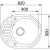 Кухонная мойка Franke Ronda ROG 611-62 114.0251.445 Бежевый