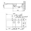 Кухонная мойка Franke Mythos MTG 651-100 114.0017.864 Белый