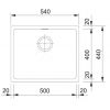 Кухонная мойка Franke Kubus KBG 110-50 125.0176.636