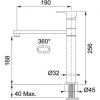 Кухонный смеситель Franke Kubix 115.0250.145