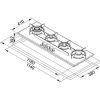 Варочная поверхность Franke FHCR 1204 3G TC WH C 106.0152.817