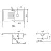 Кухонная мойка Schock CAMPUS D100 Sabbia-58