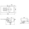 Кухонная мойка Schock CAMPUS D150 Mocha-63