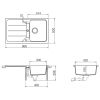 Кухонная мойка Schock FORMHAUS D-100 Onyx 10
