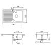 Кухонная мойка Schock LITHOS D100 S Inox-12
