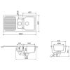 Кухонная мойка Schock LITHOS D150 Alaska-55